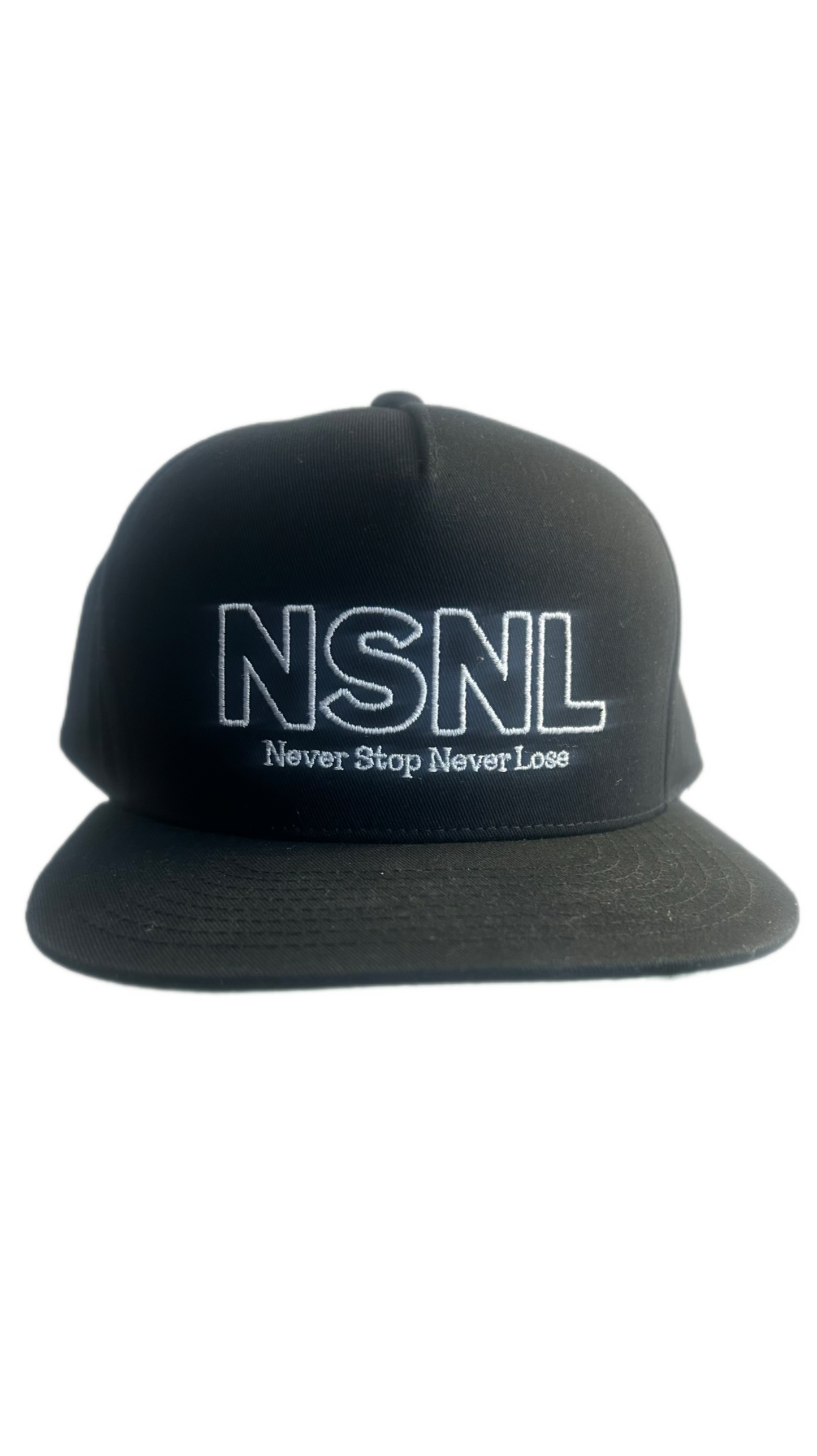 NEVER STOP NEVER LOSE SnapBack (BLACK)
