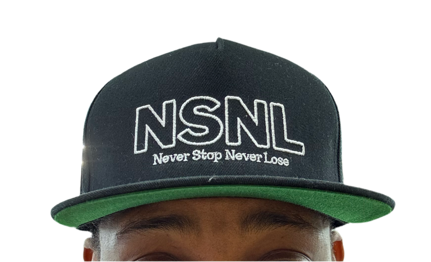 NEVER STOP NEVER LOSE SnapBack (BLACK)